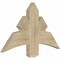 Ekena Millwork Davenport Rough Sawn Timber Gable Bracket, Douglas Fir, 36"W x 21"H x 2"D x 6"F, 14/12 Pitch GBW036X21X0206DAV00RDF - alternate 3